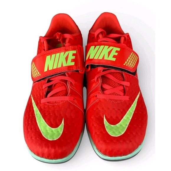 New Size 9.5 Nike High Jump Elite Bright Crimson Track Spikes Men\'s FZ9636-600 main image 5